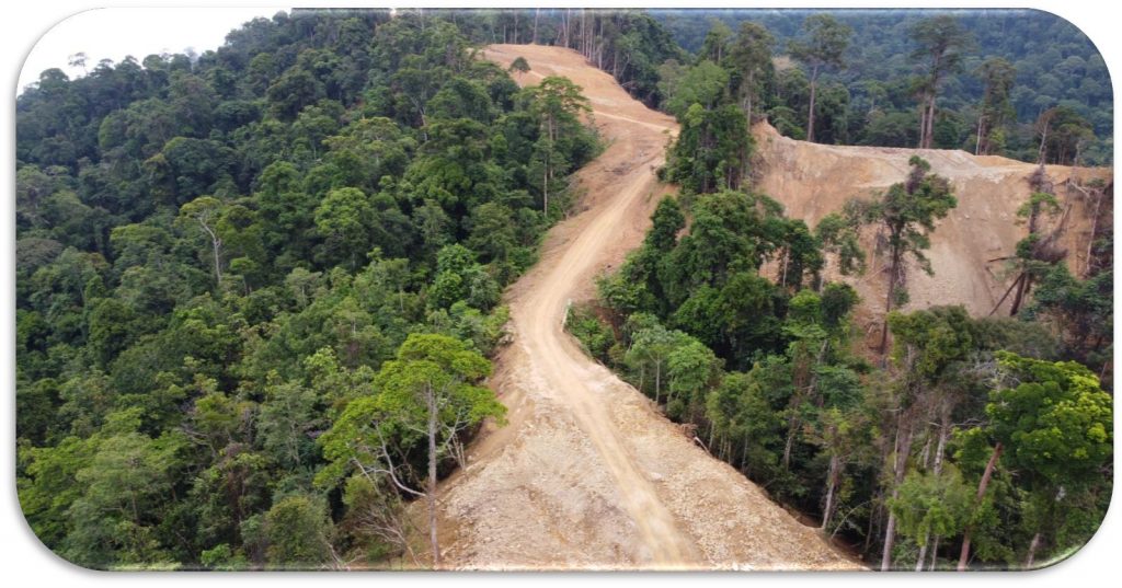 Proposed Jiwa-Murni Road to Rumah Empang and Settlement Near Btg Rajang